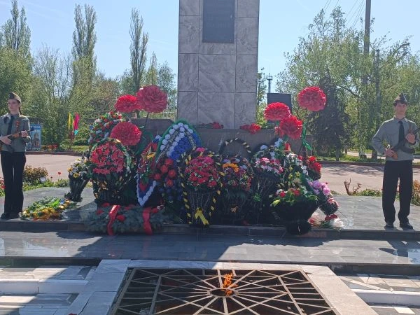 Торжественный митинг, посвящённый 81-ой годовщине Победы в Великой Отечественной войне.